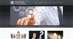 Desktop Screenshot of engenhariadeproducao.org